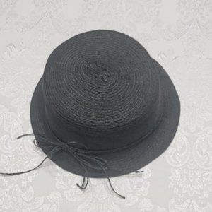 Magid Black Straw Bucket Hat
